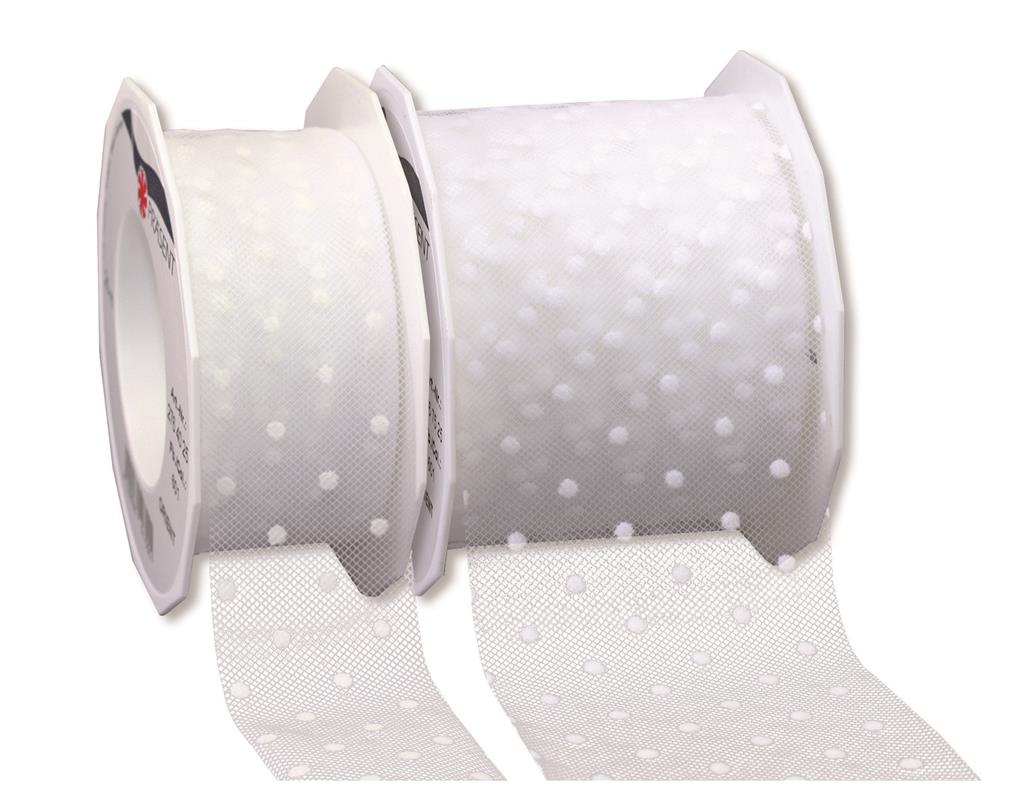 ORIENT tulle with dots 25-m-roll