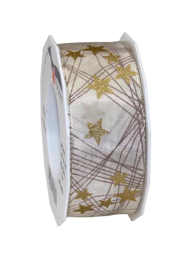 STARS 20-m-roll with wired edges