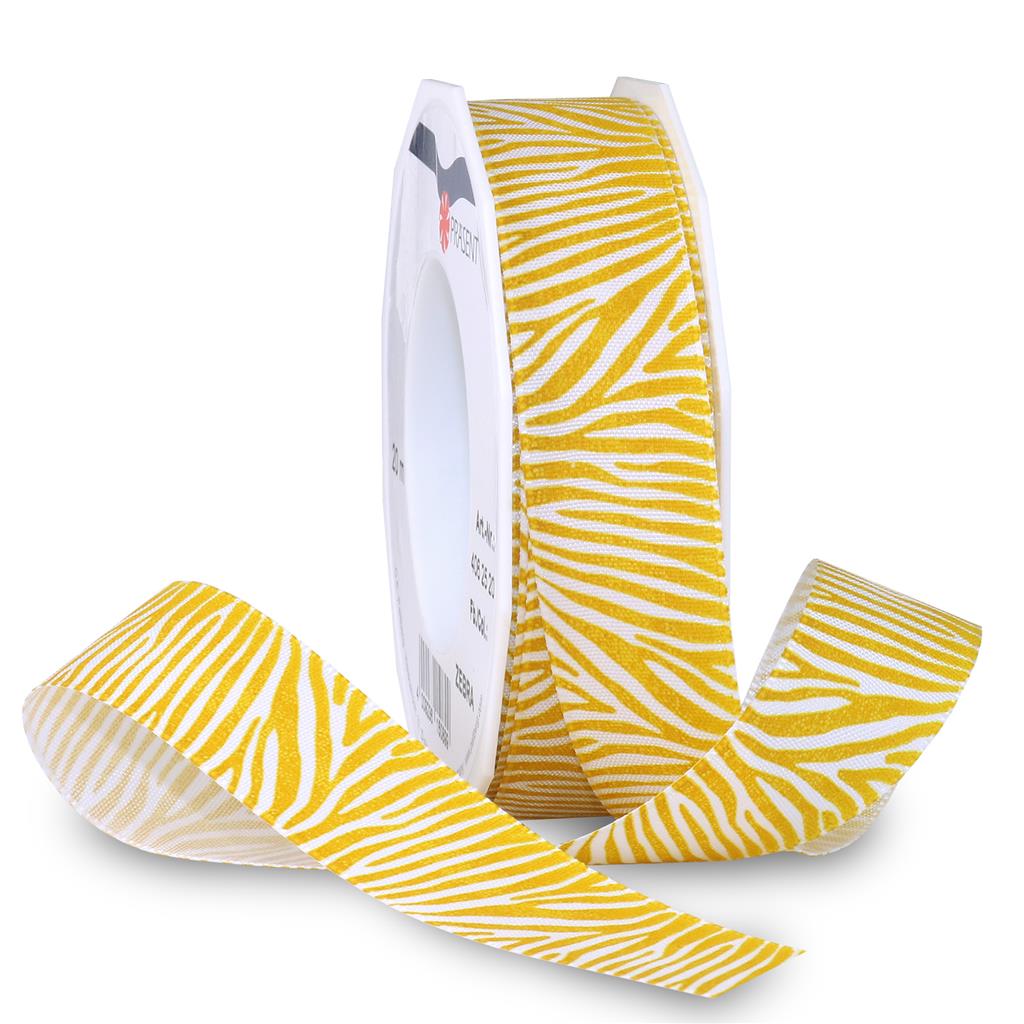 LYON silk ribbon with wired edges 25-m-roll