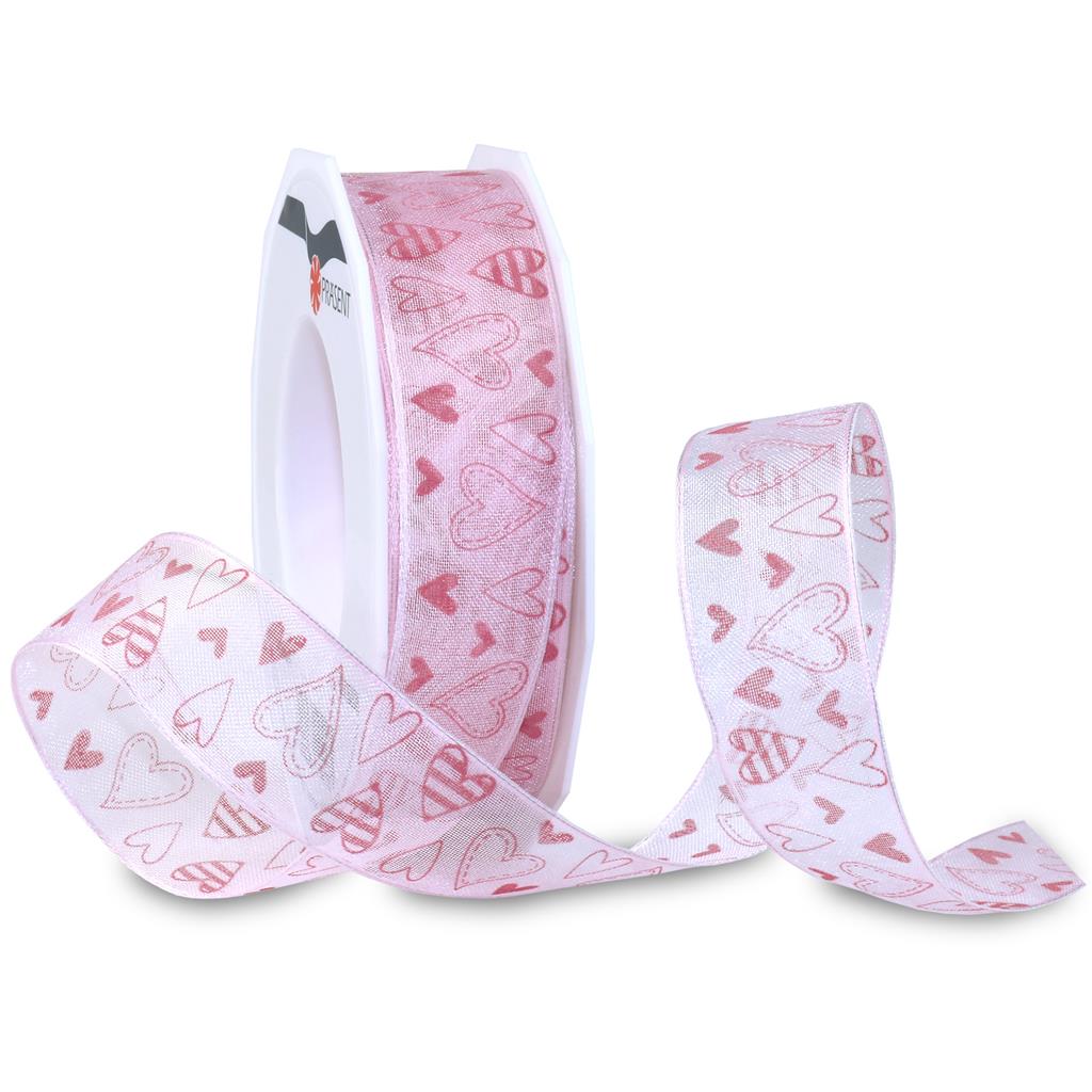 MALAGA organdy ribbon with wired edges 20-m-roll