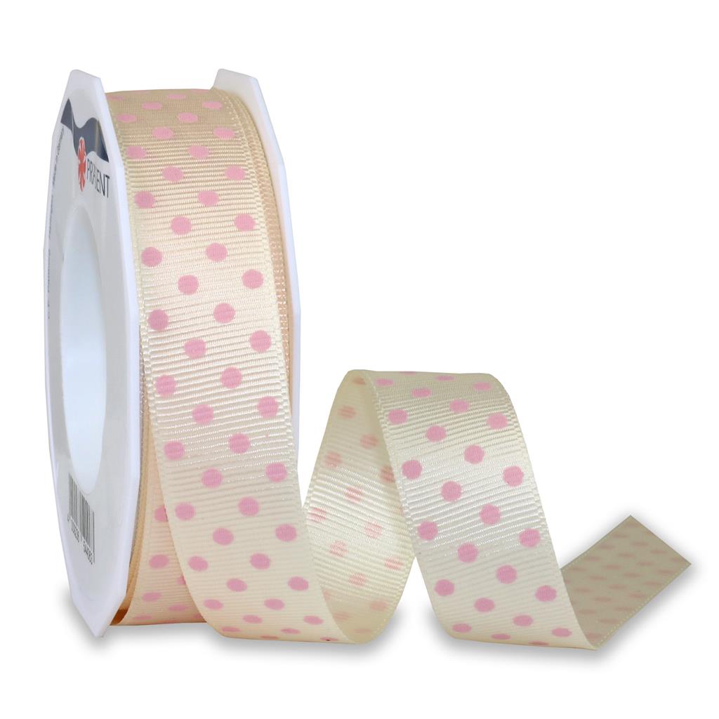 VICTORIA elastic ribbon with wire 15-m-roll