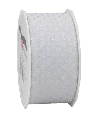 CRYSTAL organza with dots 20-m-roll