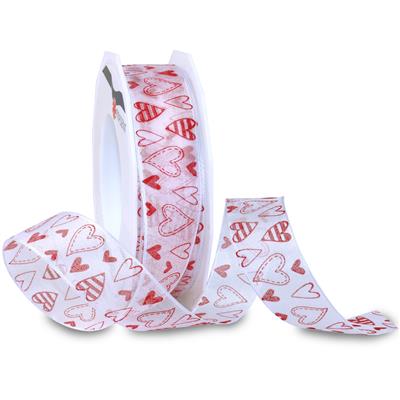 MALAGA organdy ribbon with wired edges 20-m-roll