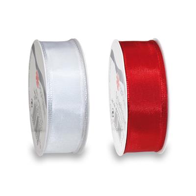 LYON silk ribbon with wired edges 3-m-roll