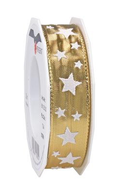 STERN stars metallic 20-m-roll with wired edges