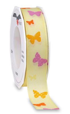 SYDNEY Taftband Schmetterling 20-m-Rolle