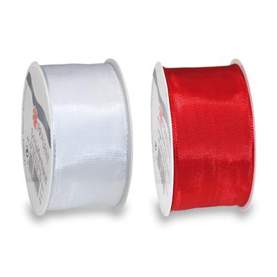 LYON silk ribbon with wired edges 2-m-roll
