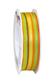 MAURITIUS organza stripes 20-m-roll with wired edg